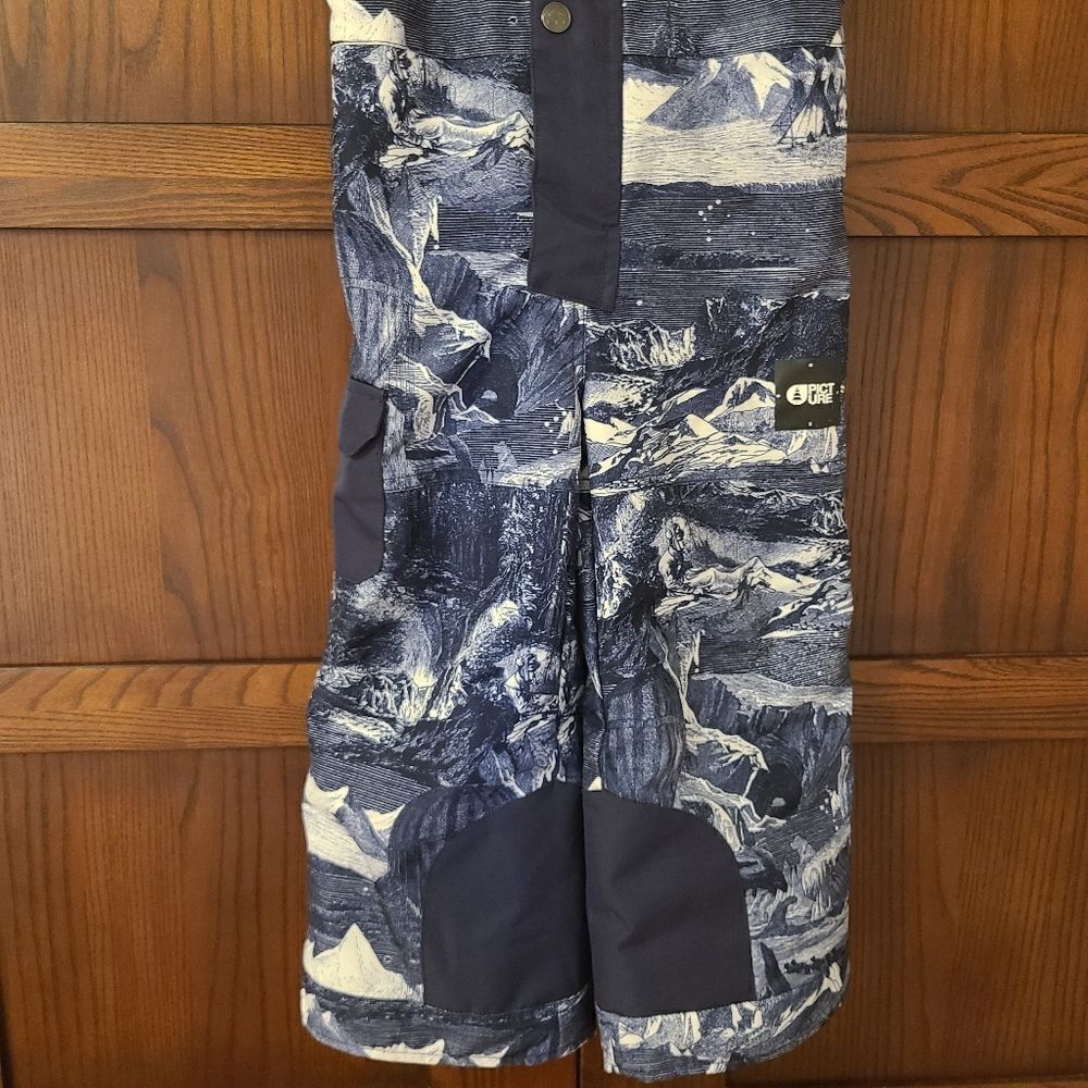 Picture Snow Pant Kids Size 4 Snow Bib - Picture 3 of 12